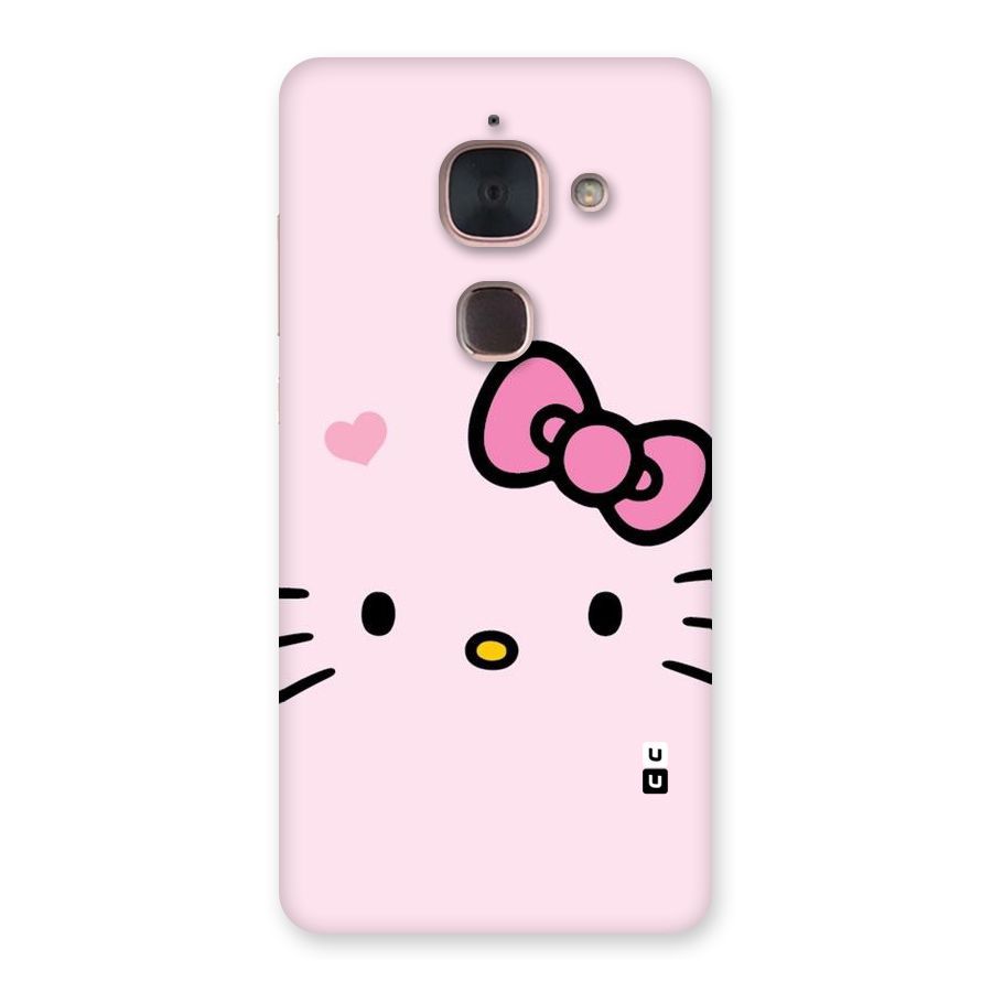 Cute Bow Face Back Case for Le Max 2