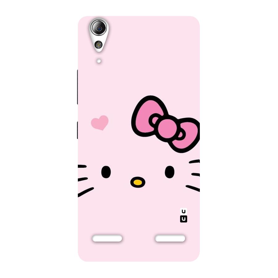 Cute Bow Face Back Case for Lenovo A6000