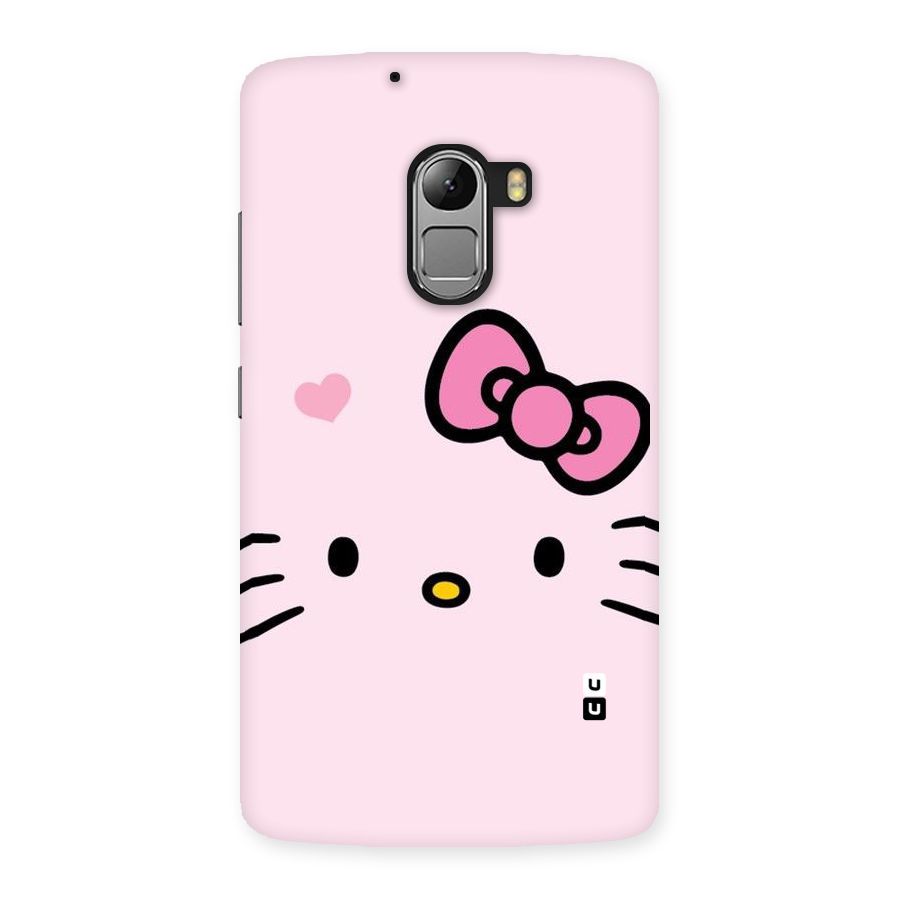 Cute Bow Face Back Case for Lenovo K4 Note