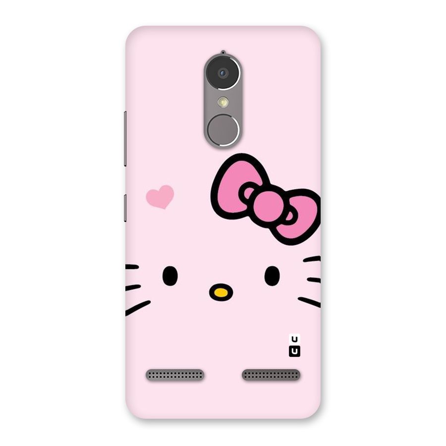 Cute Bow Face Back Case for Lenovo K6 Power
