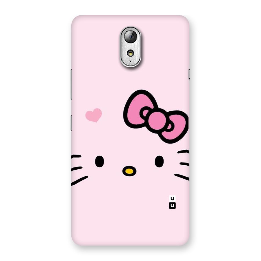 Cute Bow Face Back Case for Lenovo Vibe P1M