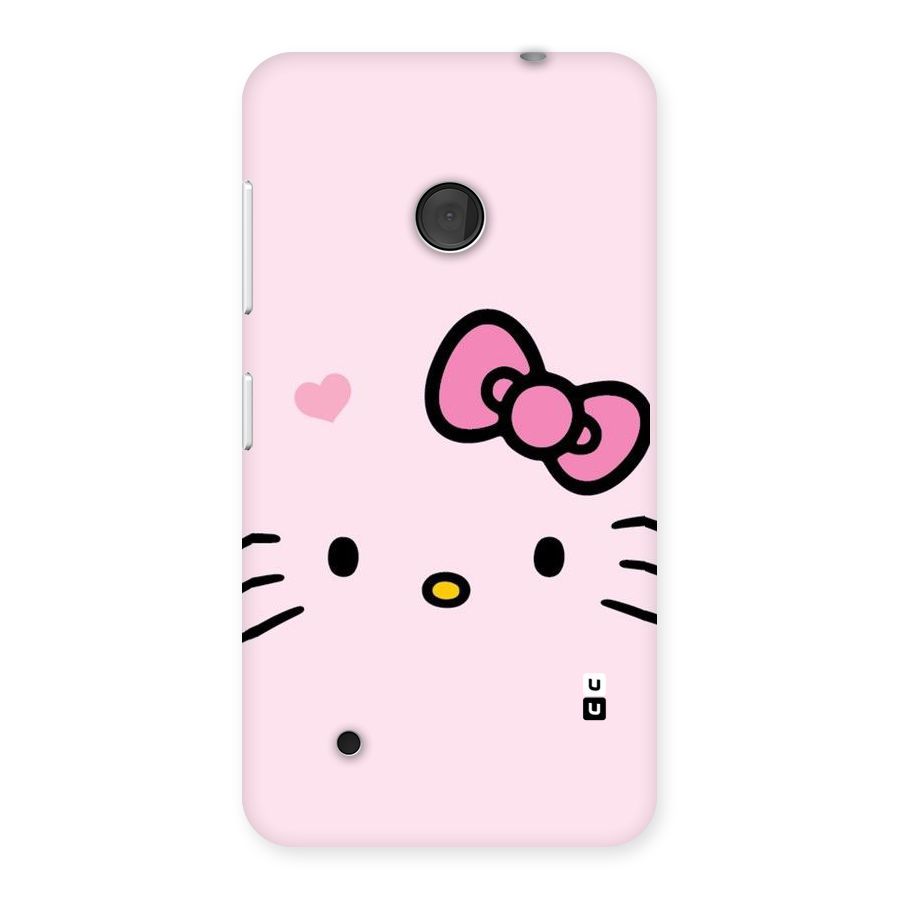 Cute Bow Face Back Case for Lumia 530