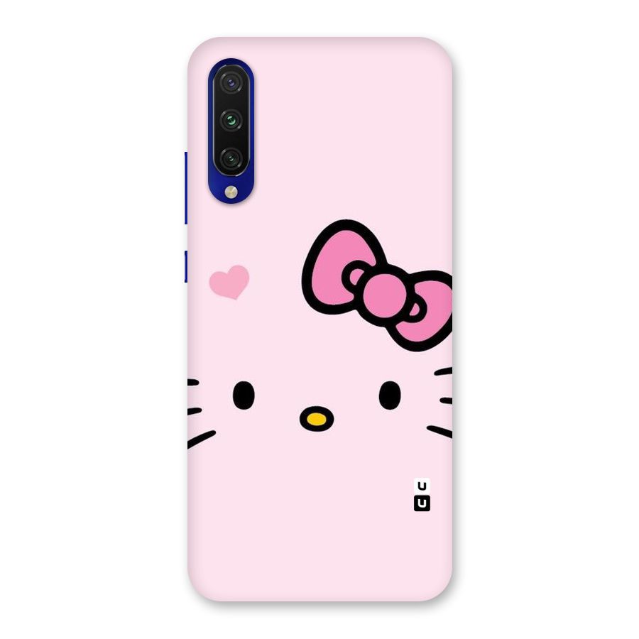 Cute Bow Face Back Case for Mi A3