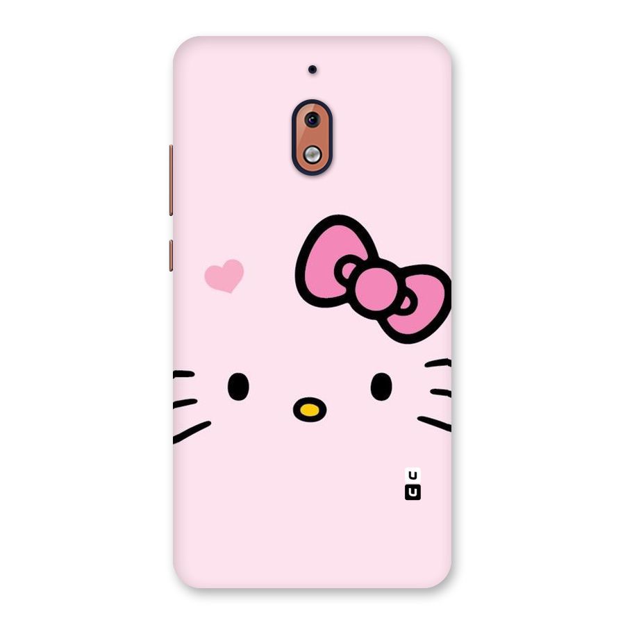 Cute Bow Face Back Case for Nokia 2.1