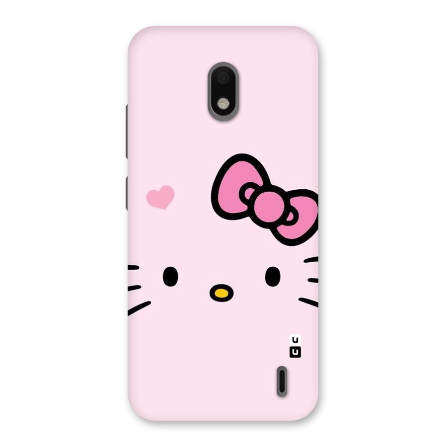 Cute Bow Face Back Case for Nokia 2.2