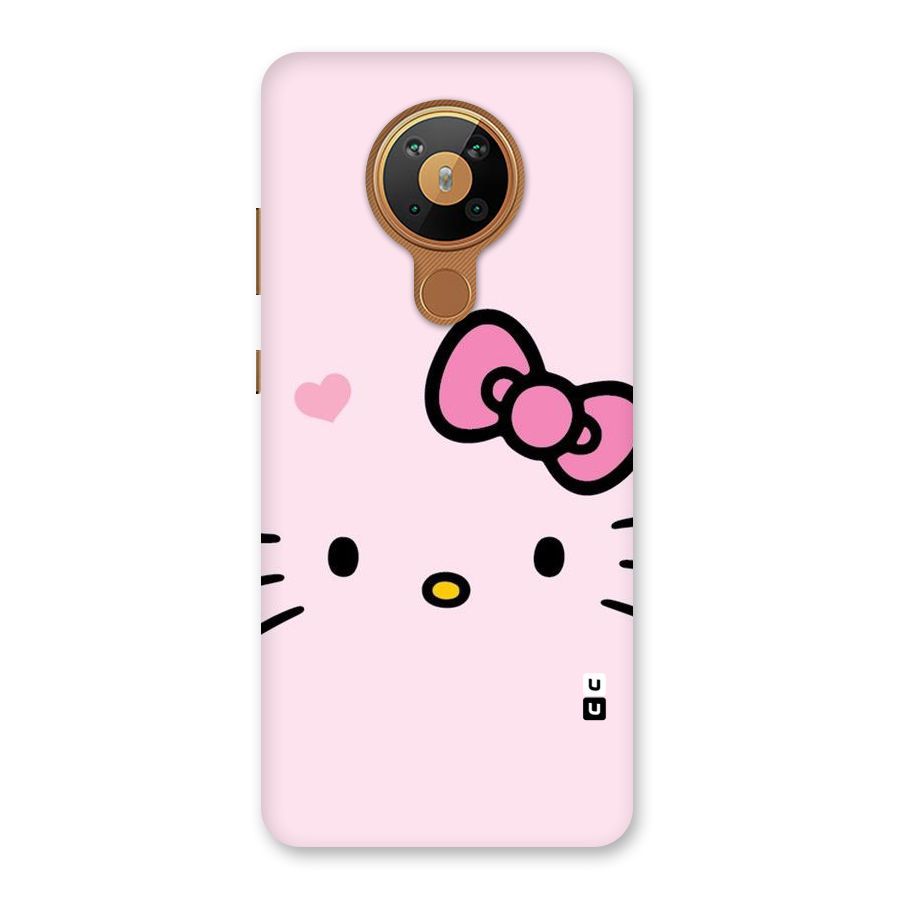 Cute Bow Face Back Case for Nokia 5.3