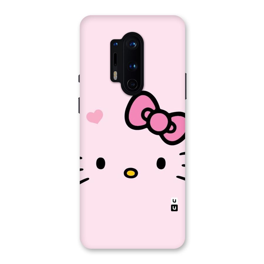Cute Bow Face Back Case for OnePlus 8 Pro