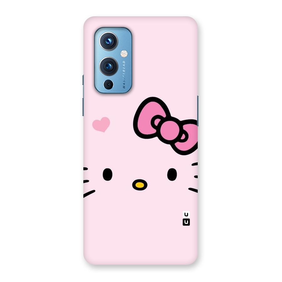 Cute Bow Face Back Case for OnePlus 9