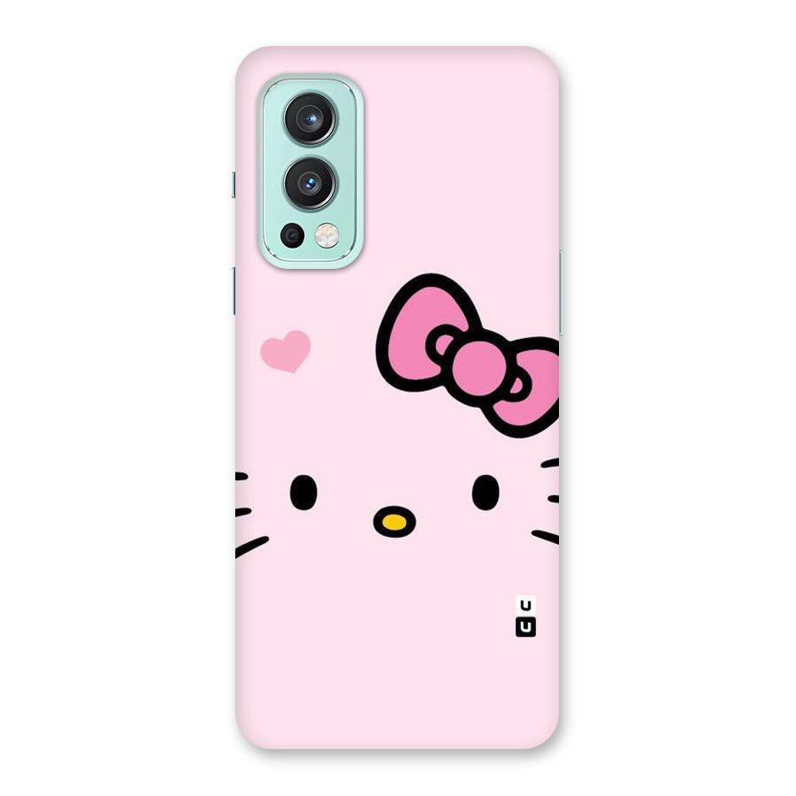 Cute Bow Face Back Case for OnePlus Nord 2 5G