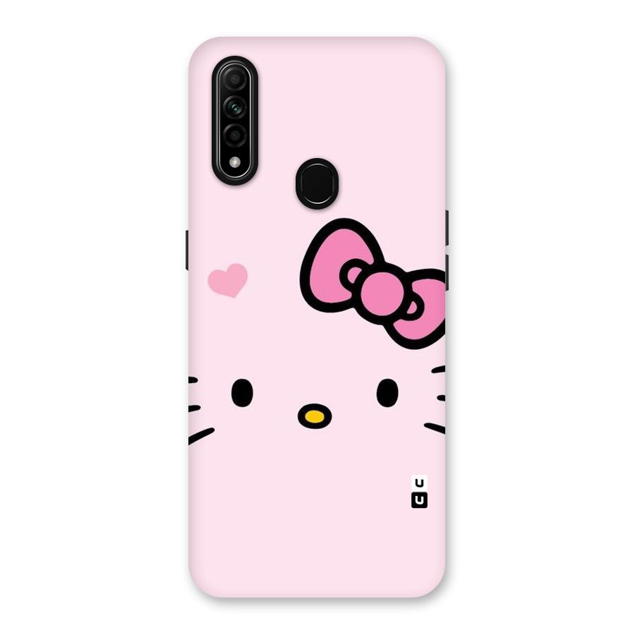 Cute Bow Face Back Case for Oppo A31