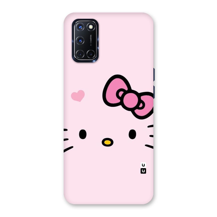 Cute Bow Face Back Case for Oppo A52