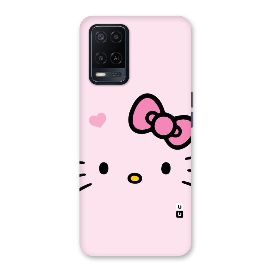 Cute Bow Face Back Case for Oppo A54