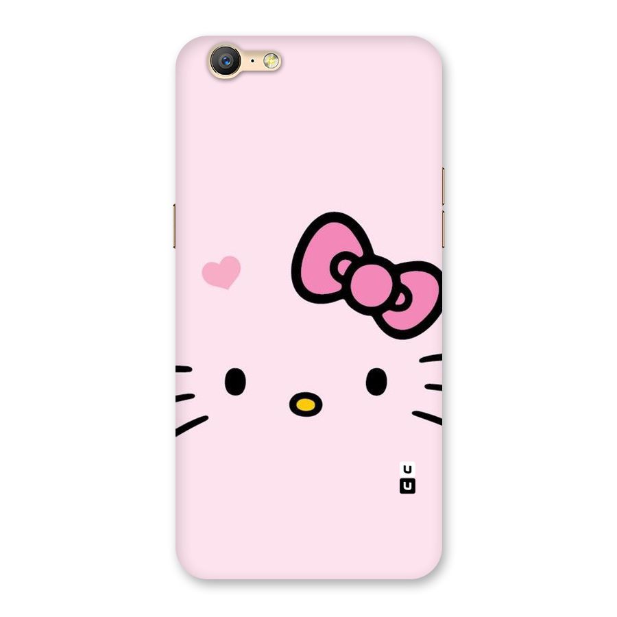 Cute Bow Face Back Case for Oppo A57
