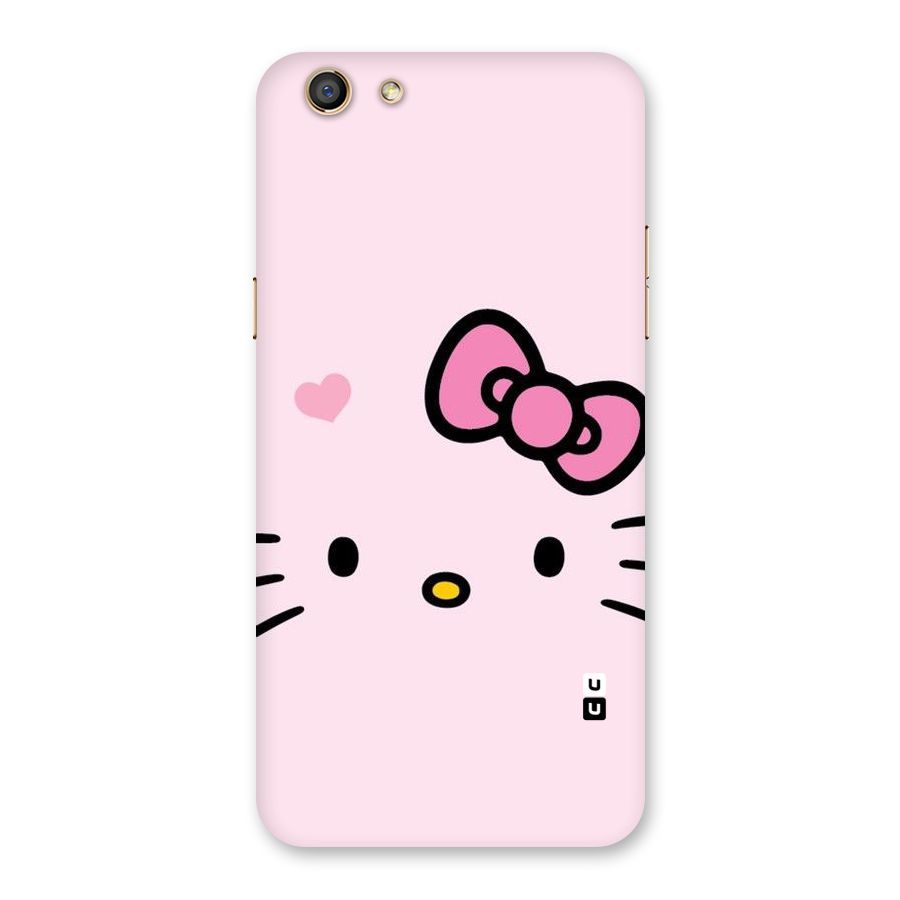 Cute Bow Face Back Case for Oppo F3