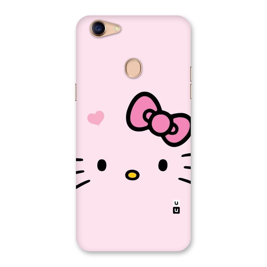 Cute Bow Face Back Case for Oppo F5