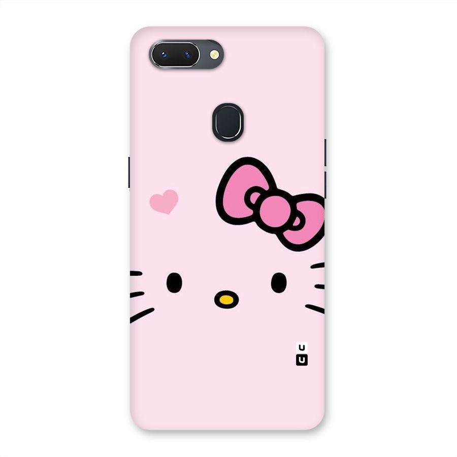 Cute Bow Face Back Case for Oppo Realme 2