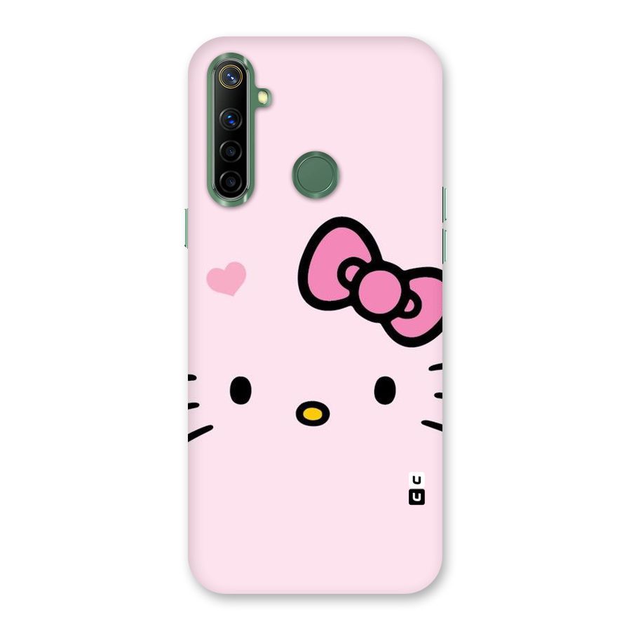 Cute Bow Face Back Case for Realme Narzo 10