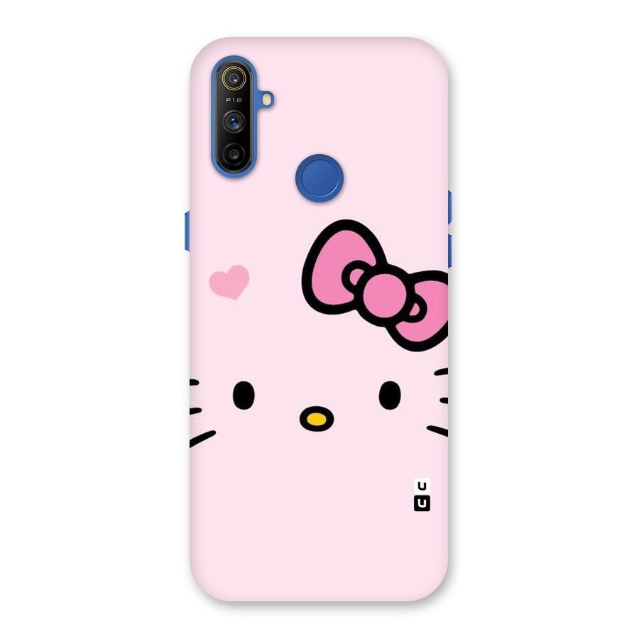 Cute Bow Face Back Case for Realme Narzo 10A