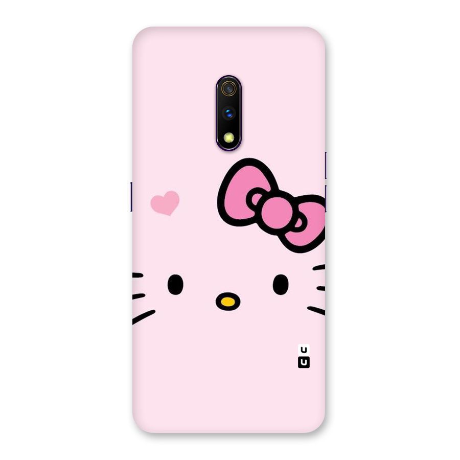 Cute Bow Face Back Case for Realme X