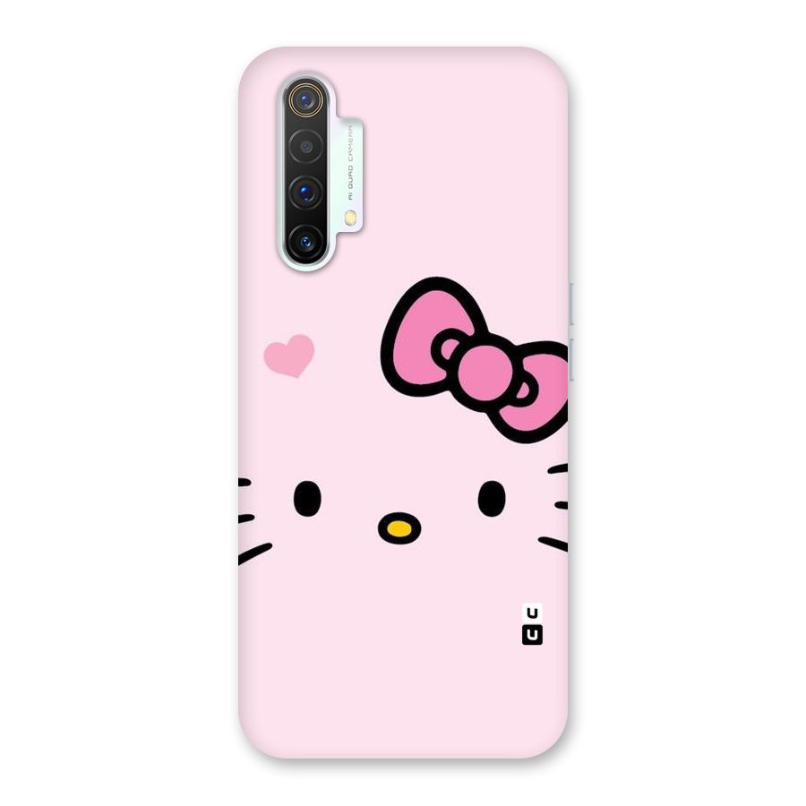 Cute Bow Face Back Case for Realme X3