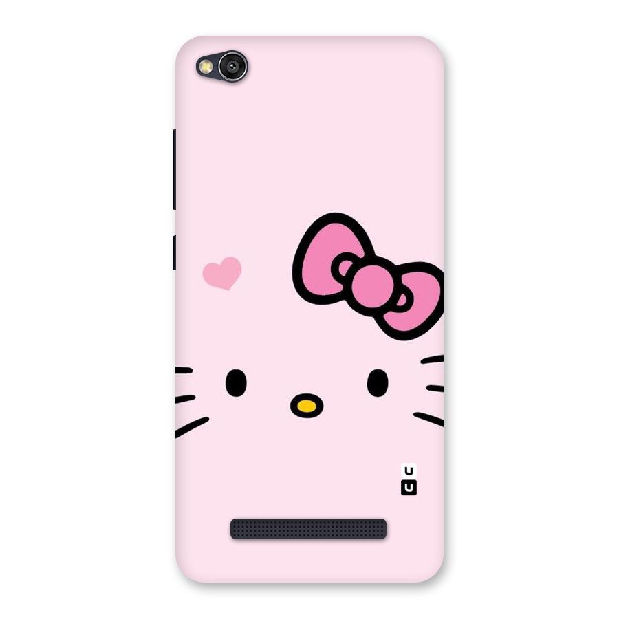 Cute Bow Face Back Case for Redmi 4A