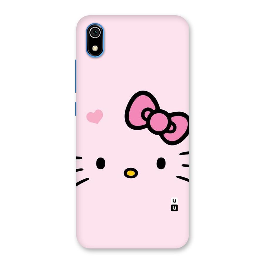 Cute Bow Face Back Case for Redmi 7A