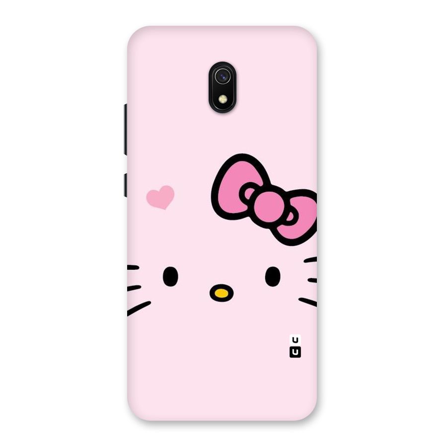 Cute Bow Face Back Case for Redmi 8A
