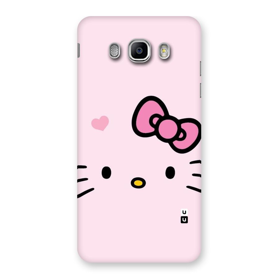 Cute Bow Face Back Case for Samsung Galaxy J5 2016
