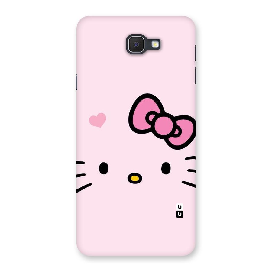 Cute Bow Face Back Case for Samsung Galaxy J7 Prime