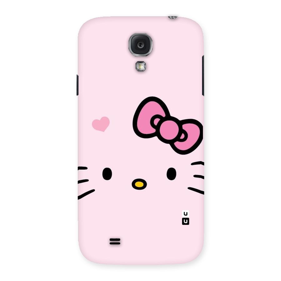 Cute Bow Face Back Case for Samsung Galaxy S4