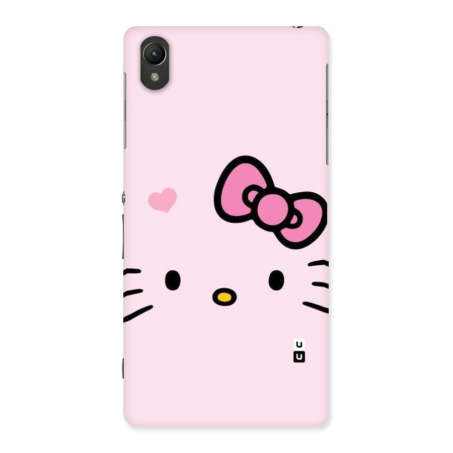 Cute Bow Face Back Case for Sony Xperia Z2