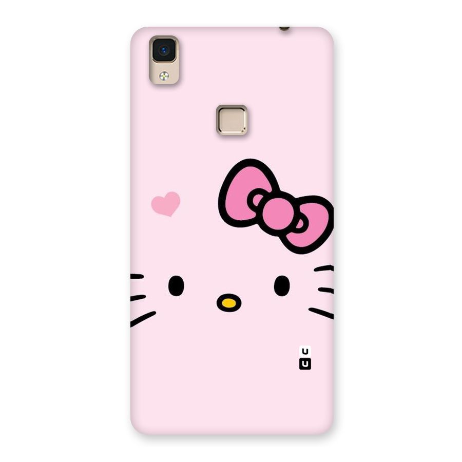 Cute Bow Face Back Case for V3 Max