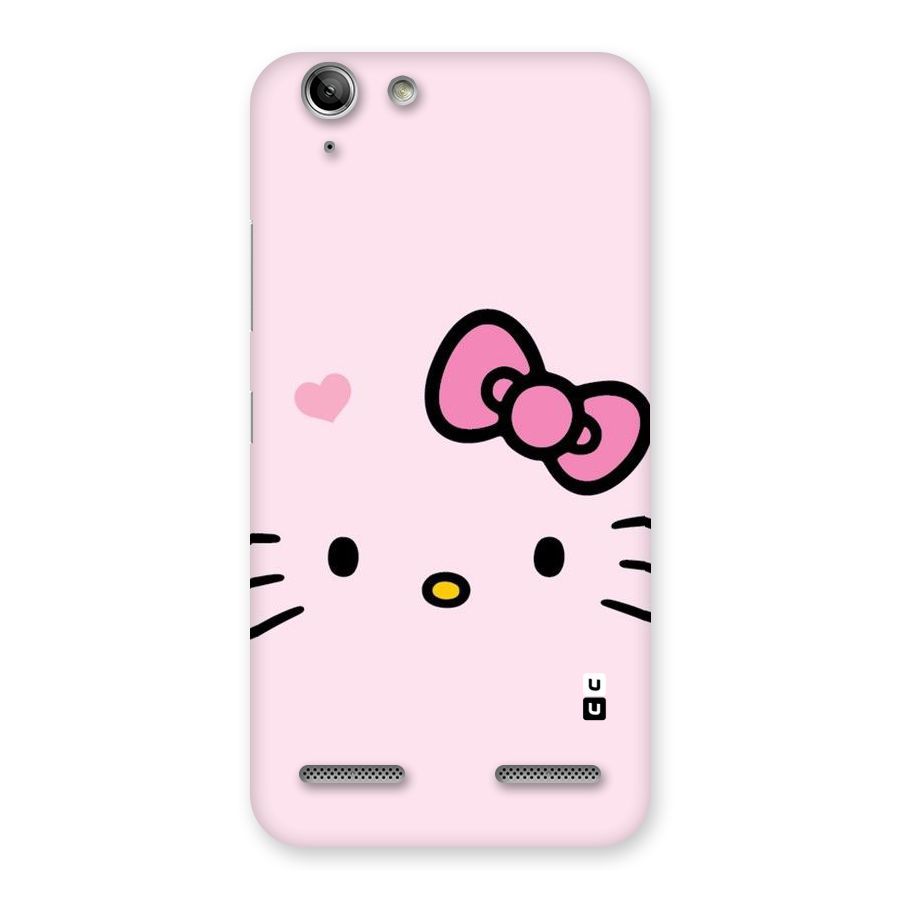 Cute Bow Face Back Case for Vibe K5