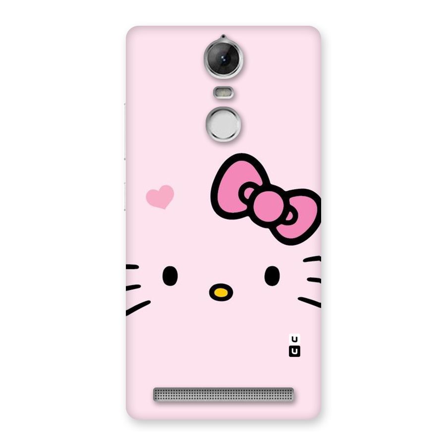 Cute Bow Face Back Case for Vibe K5 Note