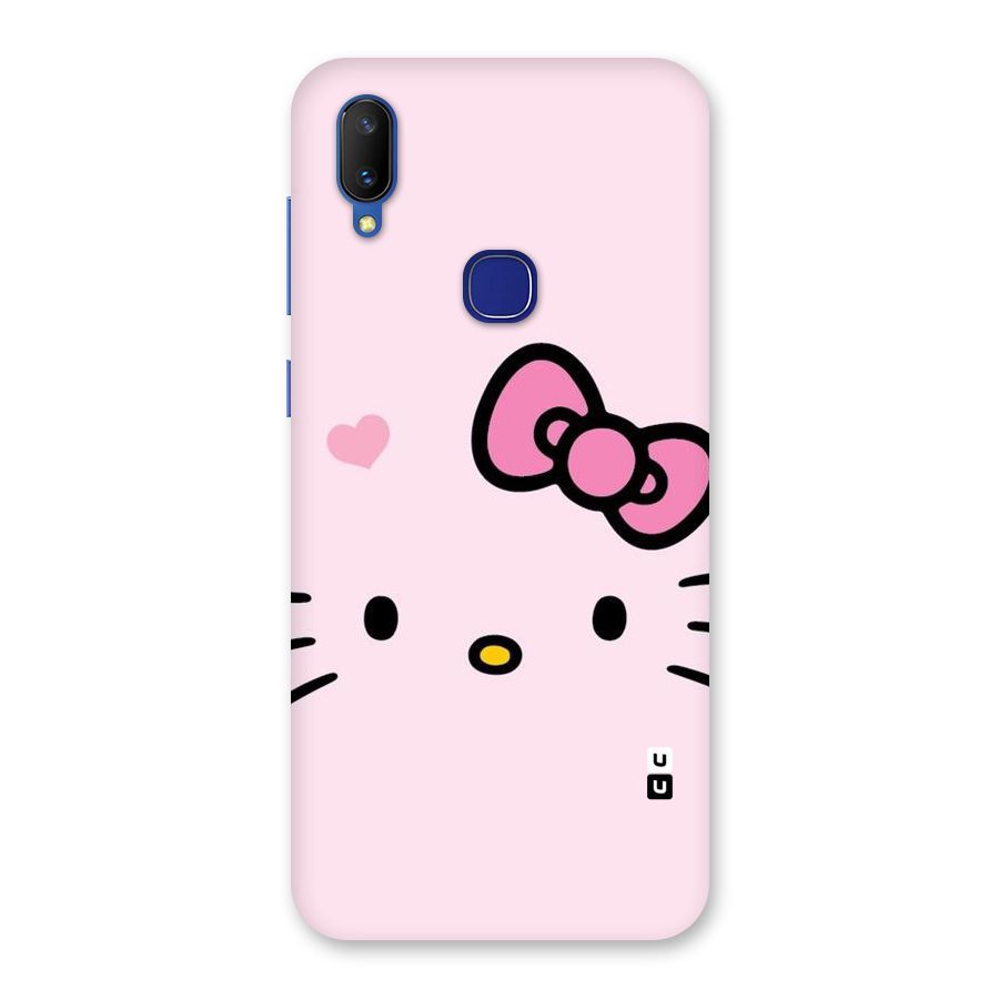 Cute Bow Face Back Case for Vivo V11