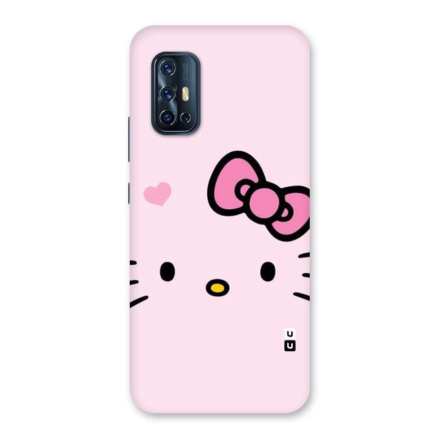 Cute Bow Face Back Case for Vivo V17