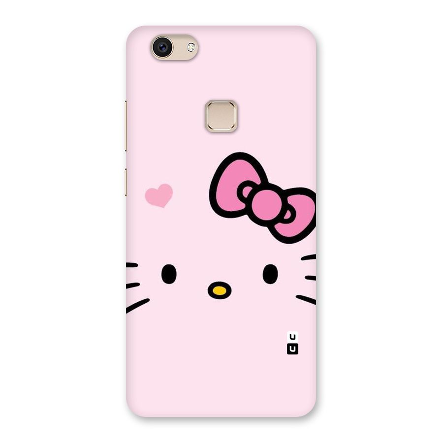 Cute Bow Face Back Case for Vivo V7