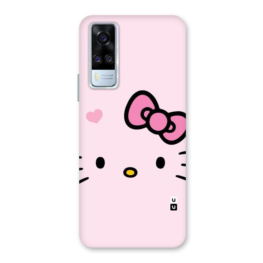 Cute Bow Face Back Case for Vivo Y31