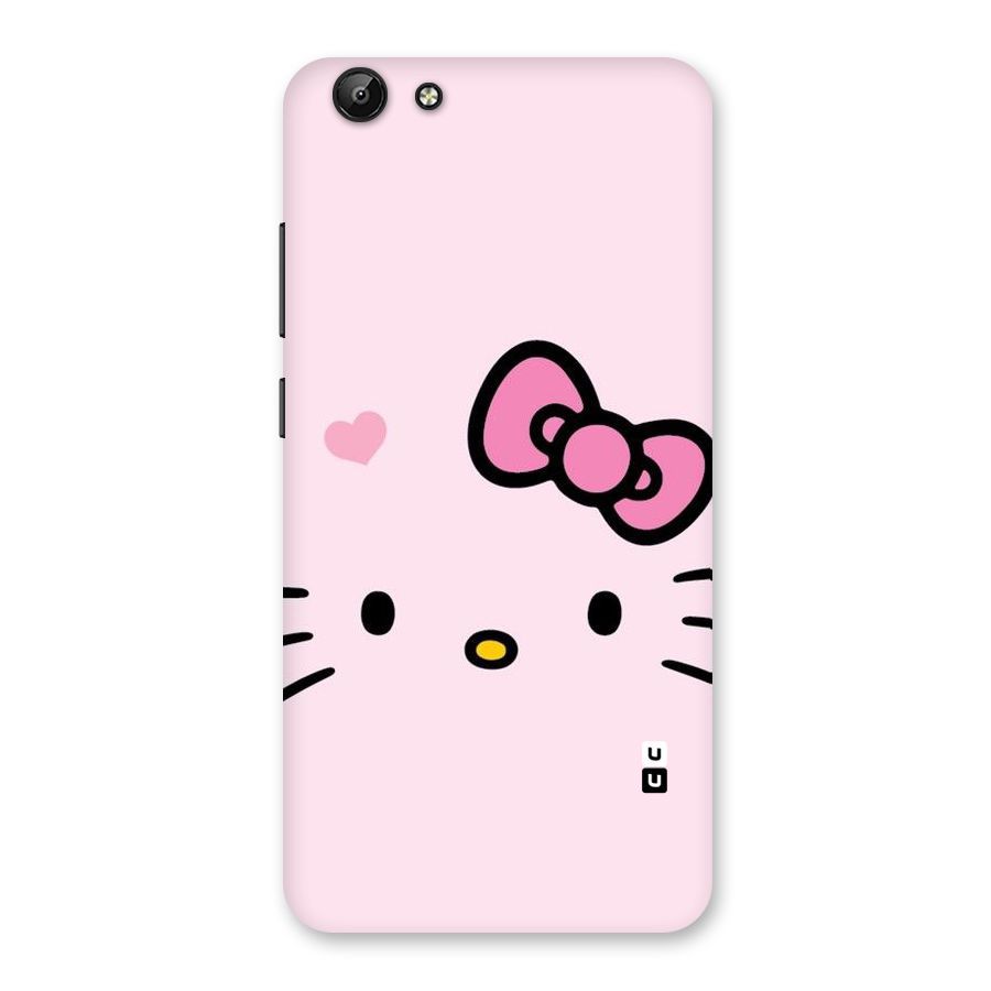 Cute Bow Face Back Case for Vivo Y69