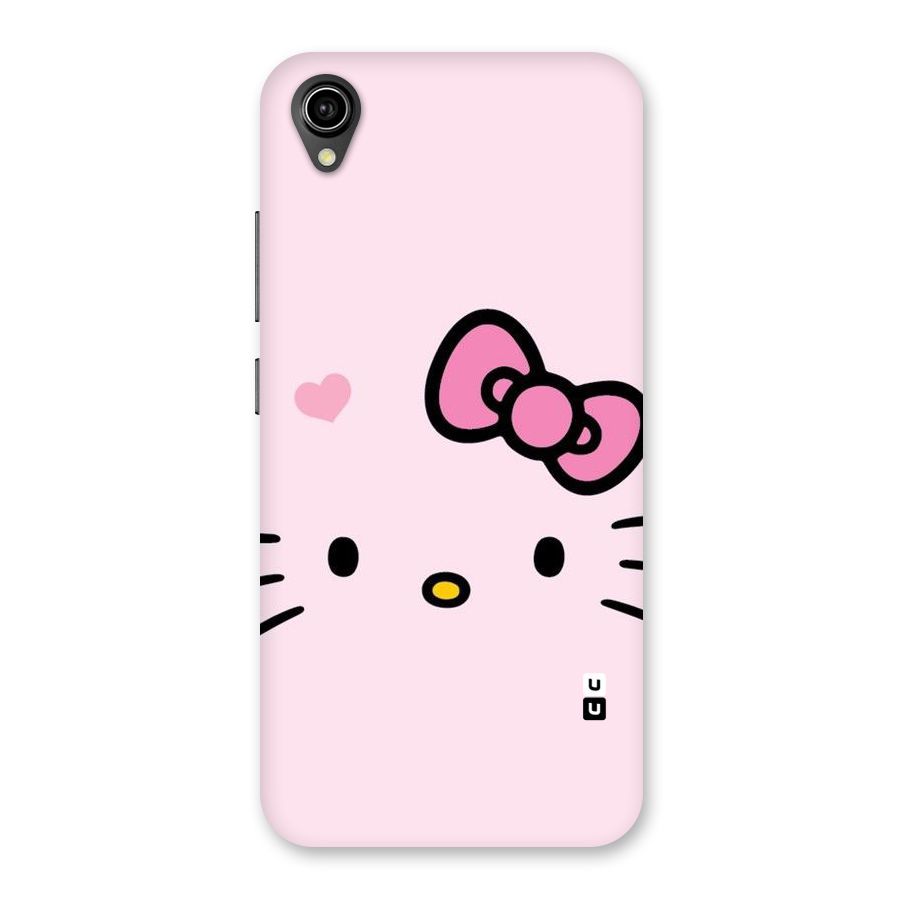 Cute Bow Face Back Case for Vivo Y90