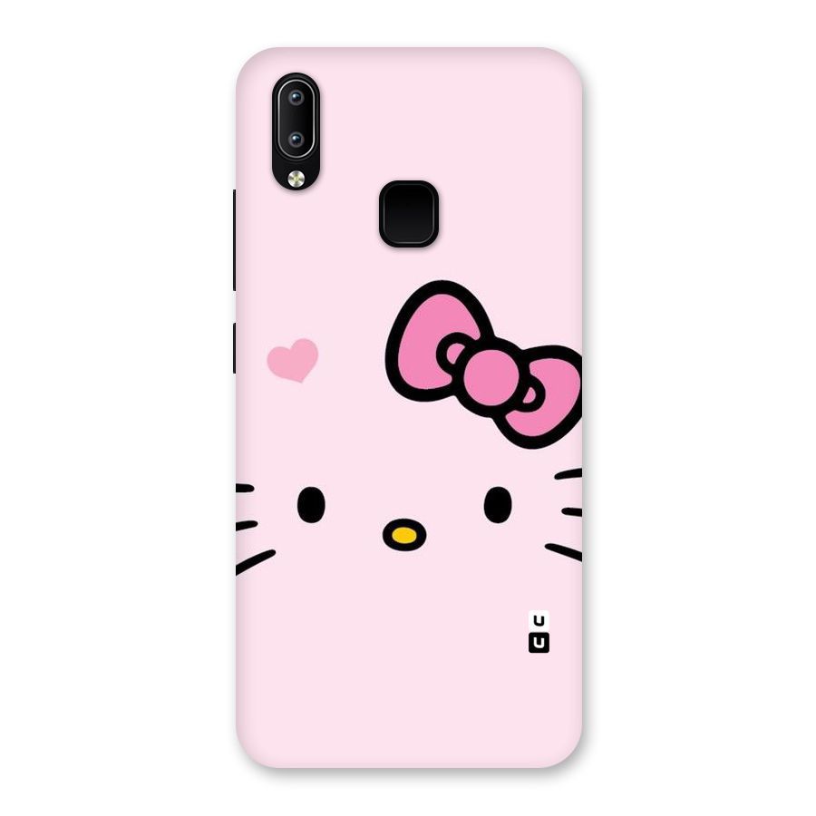 Cute Bow Face Back Case for Vivo Y93