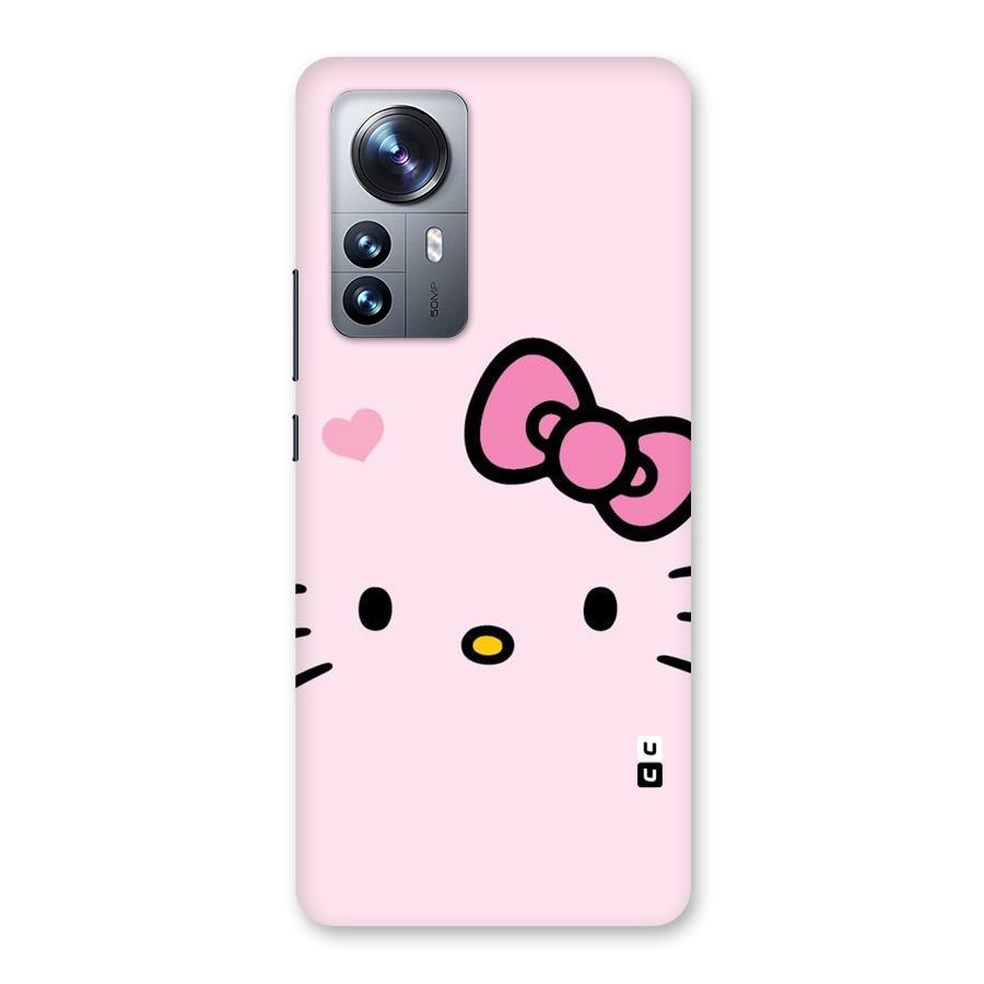 Cute Bow Face Back Case for Xiaomi 12 Pro