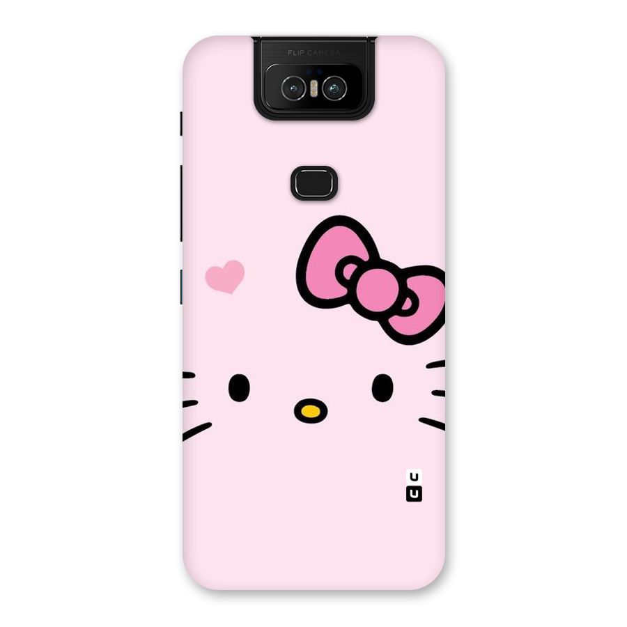 Cute Bow Face Back Case for Zenfone 6z