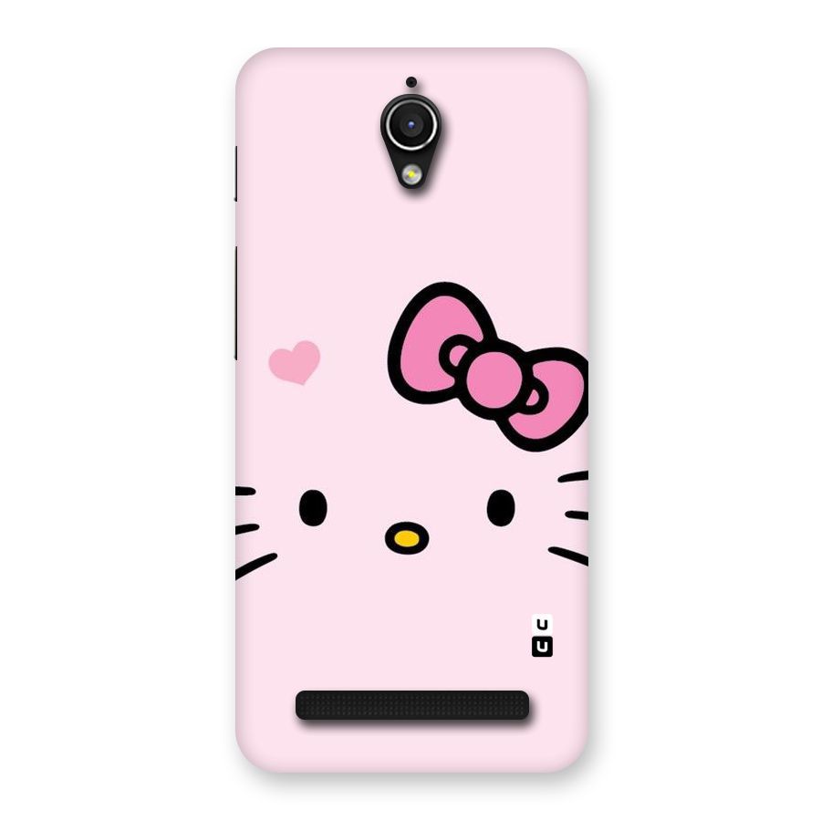 Cute Bow Face Back Case for Zenfone Go