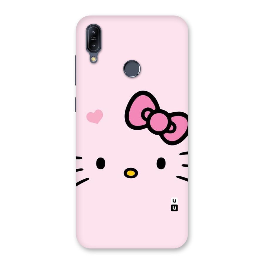 Cute Bow Face Back Case for Zenfone Max M2