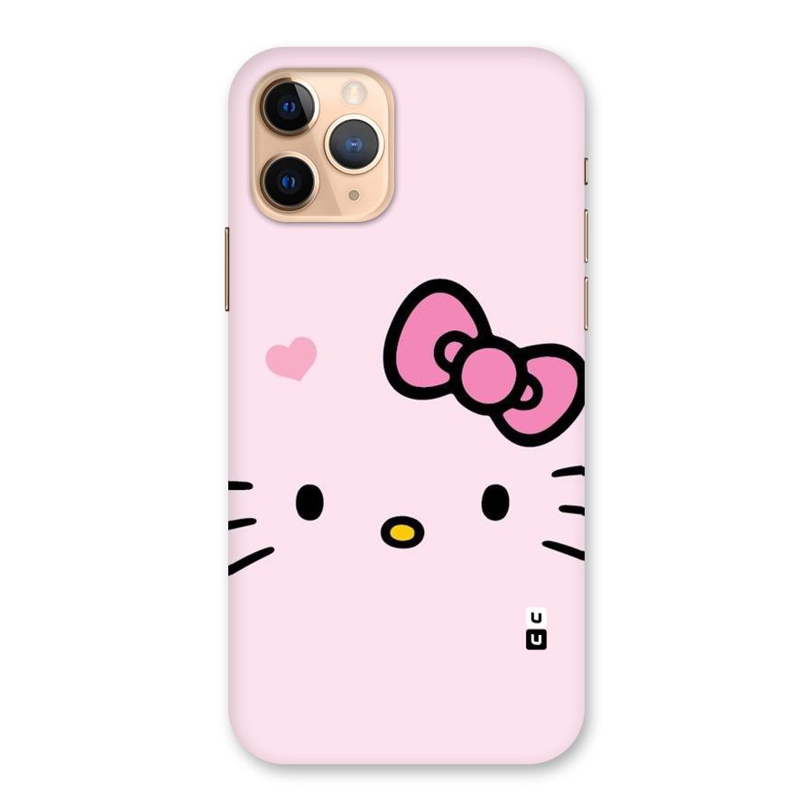 Cute Bow Face Back Case for iPhone 11 Pro