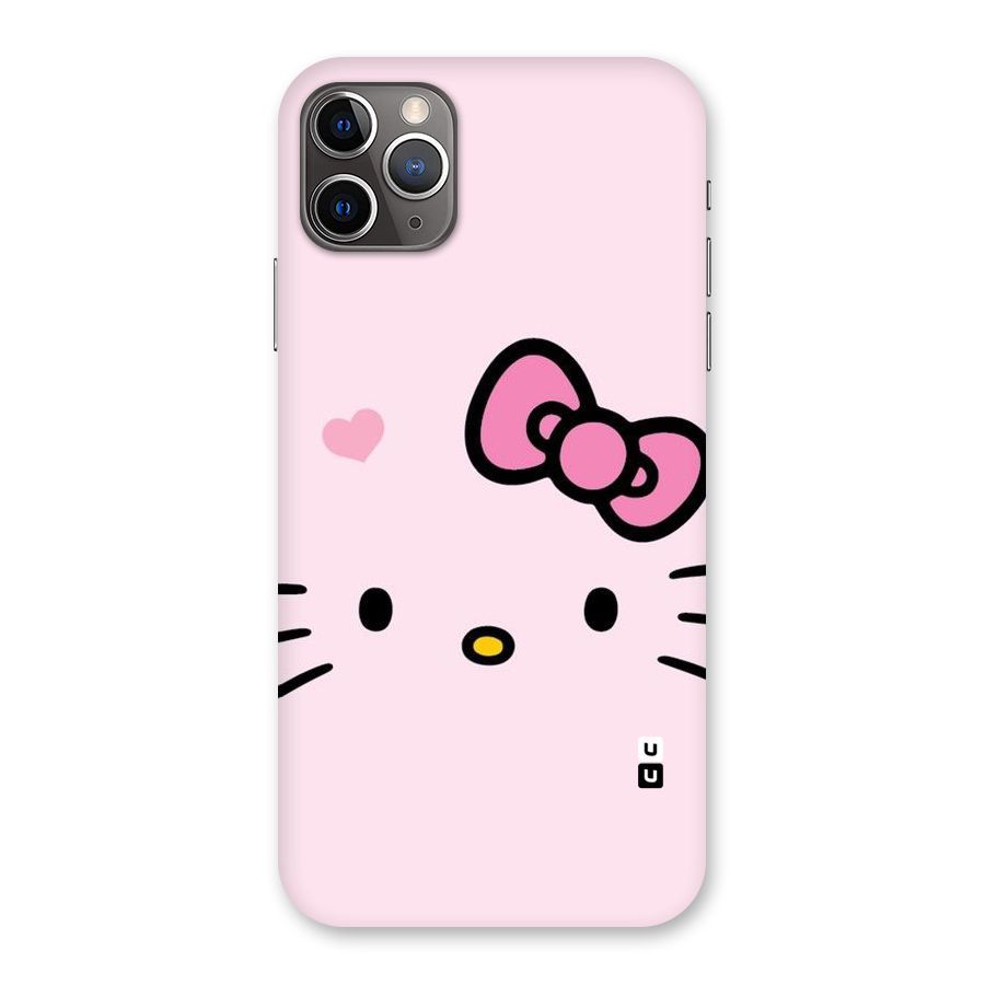 Cute Bow Face Back Case for iPhone 11 Pro Max