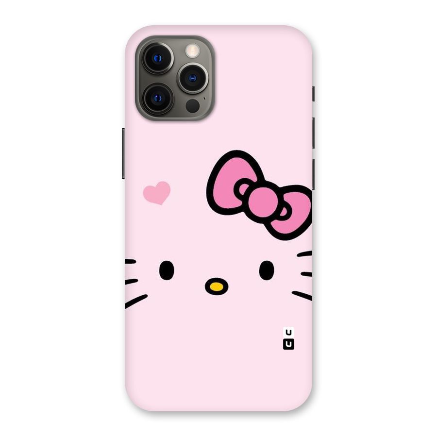 Cute Bow Face Back Case for iPhone 12 Pro Max