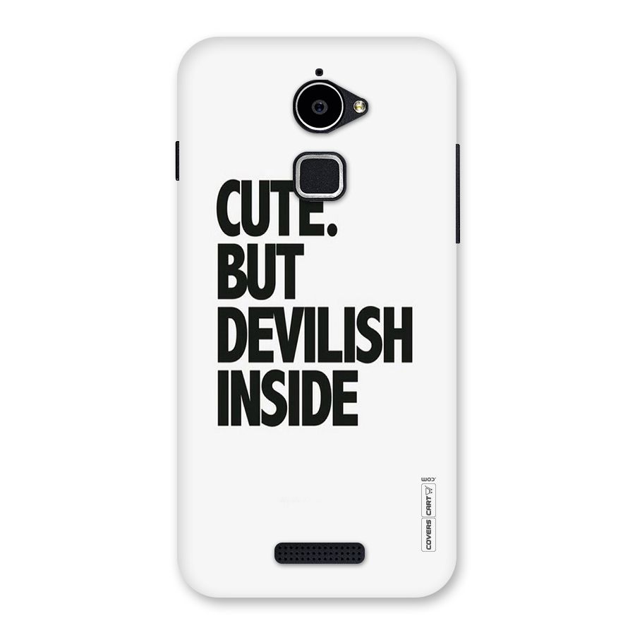 Cute But Devil Back Case for Coolpad Note 3 Lite