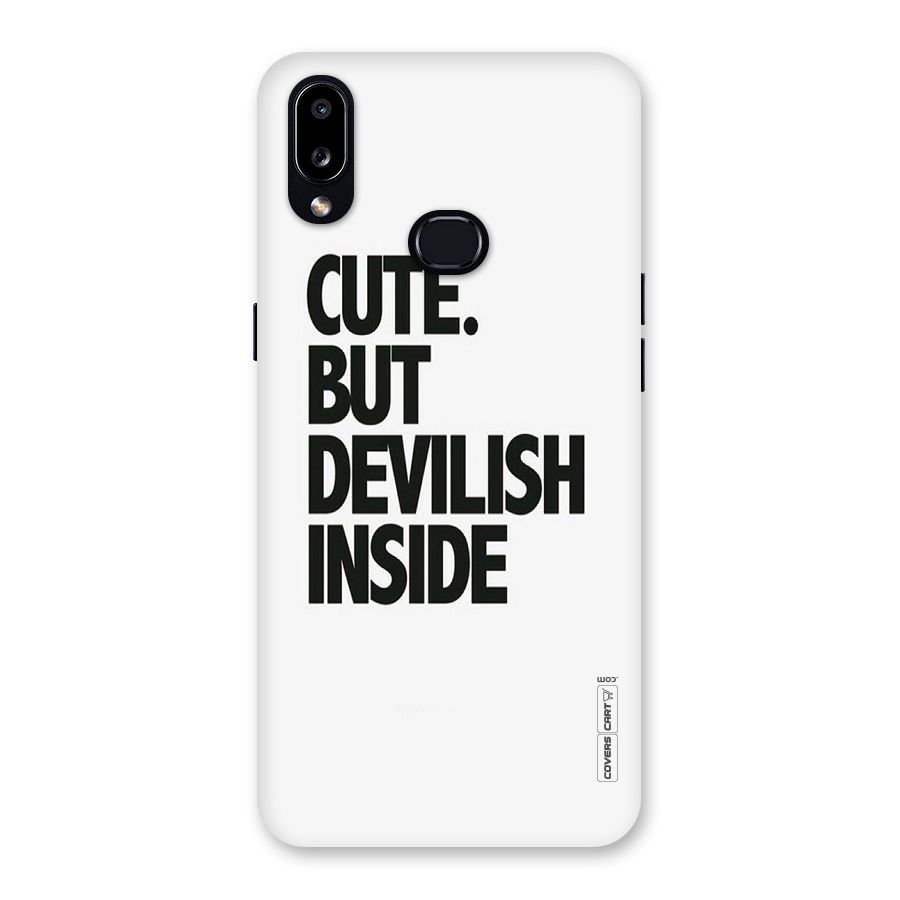 Cute But Devil Back Case for Galaxy A10s